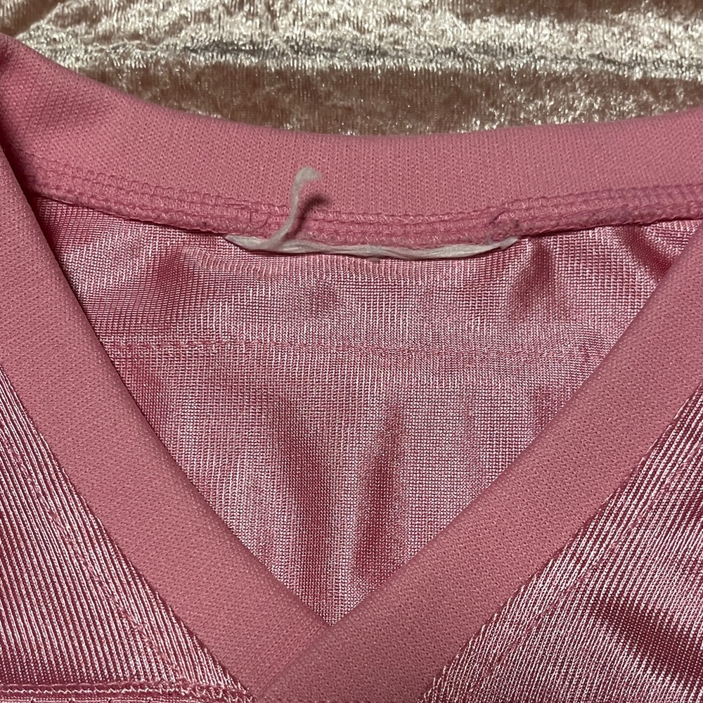 Kids Pink Sports Jersey with Number 82 - Picture 2 of 4